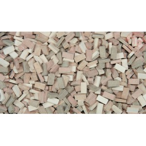 MATTONI MIX TERRACOTTA 2000 PEZZI 1:48/1:50 JUWEELA 24074 JUWEELA