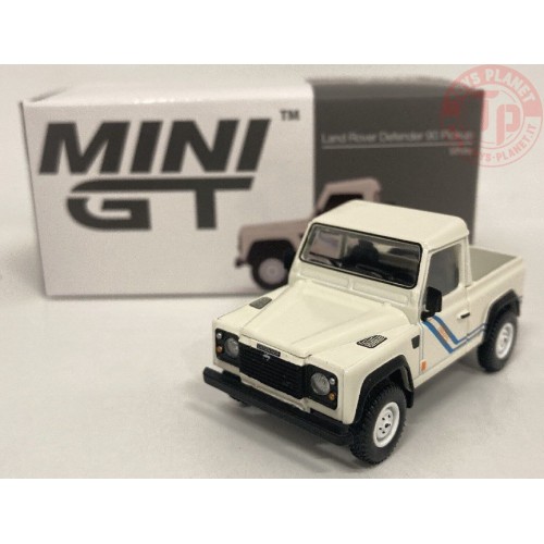 LAND ROVER DEFENDER 90 PICKUP-WHITE 1/64 MGT00338-R MINI GT