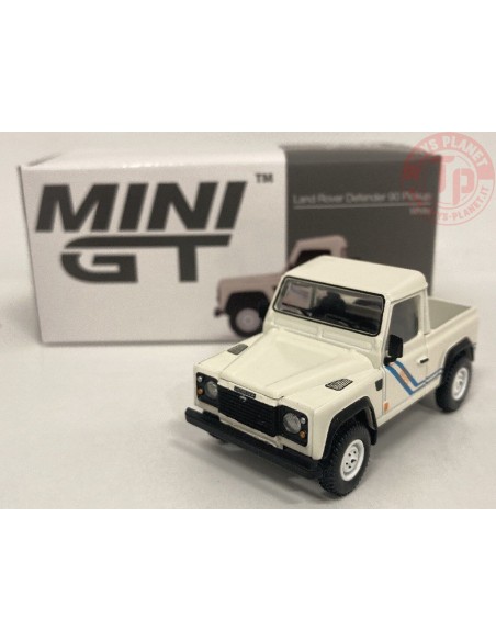 LAND ROVER DEFENDER 90 PICKUP-WHITE 1/64 MGT00338-R MINI GT