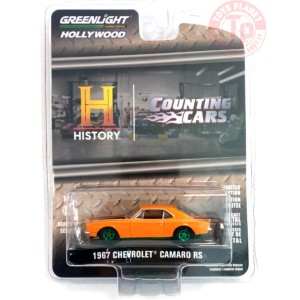 1967 CHEVROLET CAMARO RS 1/64 GREENLIGHT V44970-F GREENLIGHT