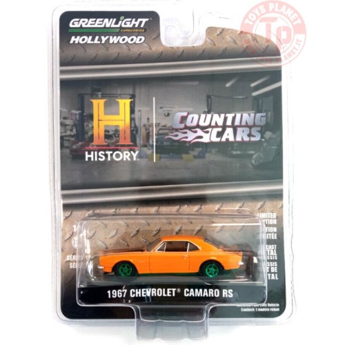 1967 CHEVROLET CAMARO RS 1/64 GREENLIGHT V44970-F GREENLIGHT