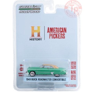 1949 BUICK ROADMASTER CONVERTIBLE 1/64 GREENLIGHT 44970-D GREENLIGHT