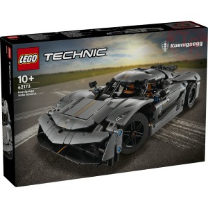 Hypercar Koenigsegg Jesko Absolut grigia LEGO TECHNIC 42173 LEGO