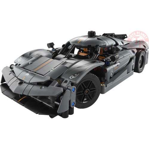 Hypercar Koenigsegg Jesko Absolut grigia LEGO TECHNIC 42173 LEGO