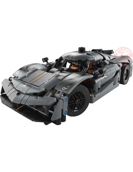 Hypercar Koenigsegg Jesko Absolut grigia LEGO TECHNIC 42173 LEGO