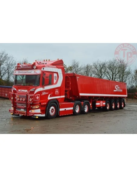 Scania Next Gen R-serie 6x4 met 4-assige Deense kipper Sejer & Sonnichsen TEKNO 83555 TEKNO Scania Next Gen R-serie 6x4 met 4-assige Deense kipper Sejer & Sonnichsen TEKNO 83555 TEKNO