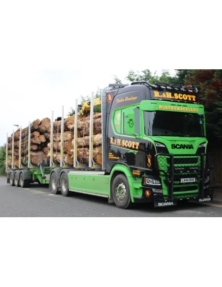 Scania Next Gen R motorwagen met 3-assige hout-wipkar R&H Scott TEKNO 84851 TEKNO Scania Next Gen R motorwagen met 3-assige hout-wipkar R&H Scott TEKNO 84851 TEKNO