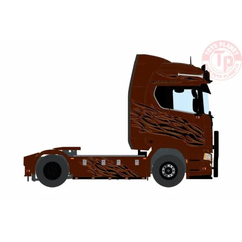 SCANIA S SERIES HIGH ROOF 6X4 BLACK AMBER IMC MODELS 31-0281 IMC MODELS