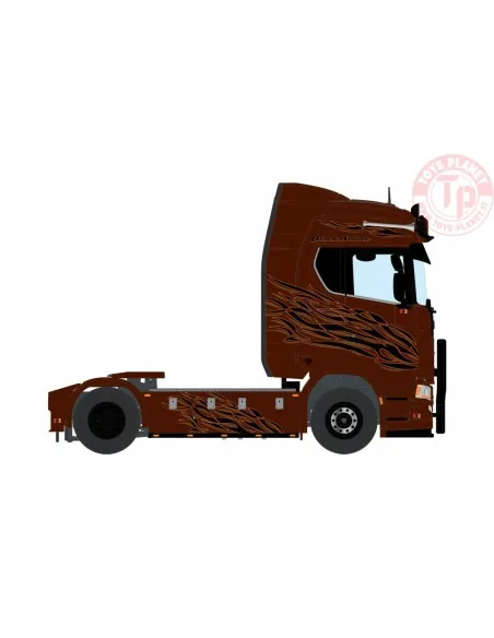 SCANIA S SERIES HIGH ROOF 6X4 BLACK AMBER IMC MODELS 31-0281 IMC MODELS