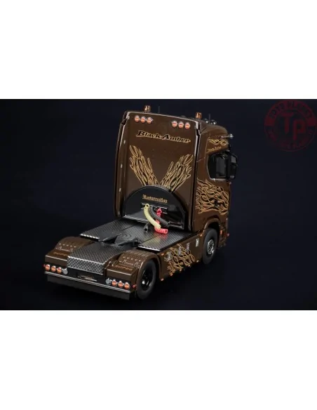 SCANIA S SERIES HIGH ROOF 6X4 BLACK AMBER IMC MODELS 31-0281 IMC MODELS
