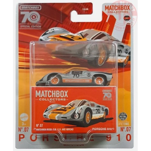 PORSCHE 910 1/64 MATCHBOX HLJ65 MATCHBOX