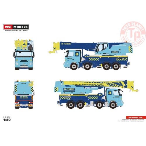 VOLVO FMX SLEEPER CAB 8X4 LIEBHERR LTF 1060-4.1 JINERT WSI 51-2152 WSI MODELS