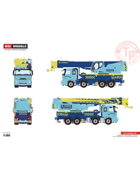 VOLVO FMX SLEEPER CAB 8X4 LIEBHERR LTF 1060-4.1 JINERT WSI 51-2152 WSI MODELS