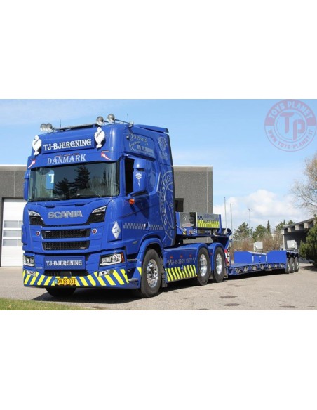 SCANIA R HIGHLINE CR20H 6X4 EURO PX LOW LOADER - 3 AXLE TJ BJERGNING WSI 01-4583 WSI MODELS SCANIA R HIGHLINE CR20H 6X4 EURO PX LOW LOADER - 3 AXLE TJ BJERGNING WSI 01-4583 WSI MODELS