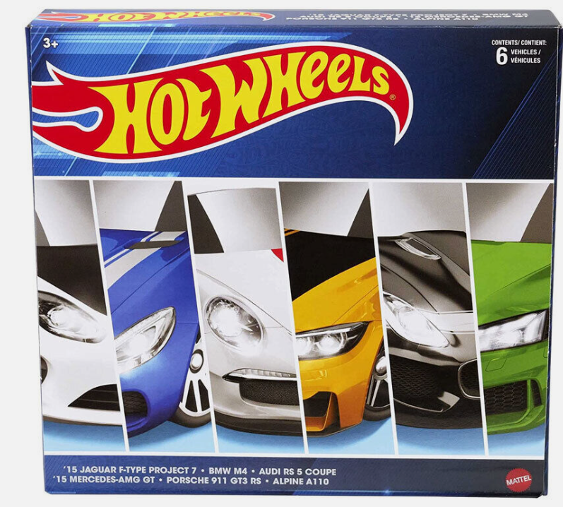 Curve E Connettori Per Pista Hot Wheels - Confezione Da 4 Pezzi Blu MRX Solutions