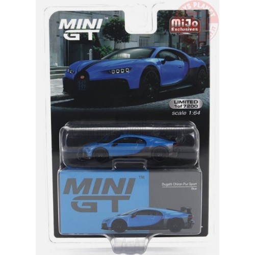 BUGATTI CHIRON PUR SPORT-BLUE 1/64 MGT00379-MJ Mini Gt