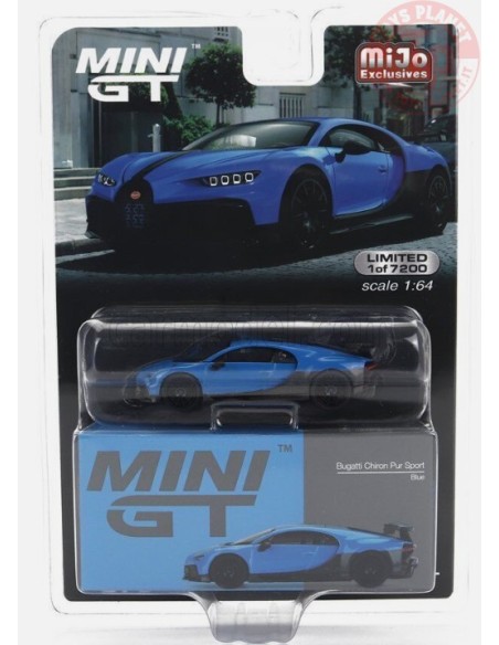 BUGATTI CHIRON PUR SPORT-BLUE 1/64 MGT00379-MJ Mini Gt