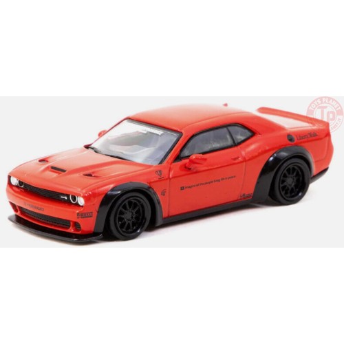 DODGE CHALLENGER SRT HELLCAT-RED 1/64 T64G-TL039-RE TARMAC WORKS