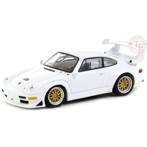 PORSCHE 911 GT2-WHITE 1/64 T64S-004-WH TARMAC WORKS