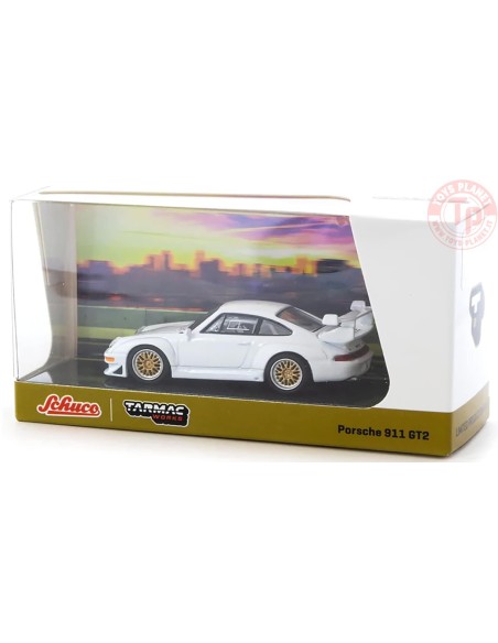 PORSCHE 911 GT2-WHITE 1/64 T64S-004-WH TARMAC WORKS