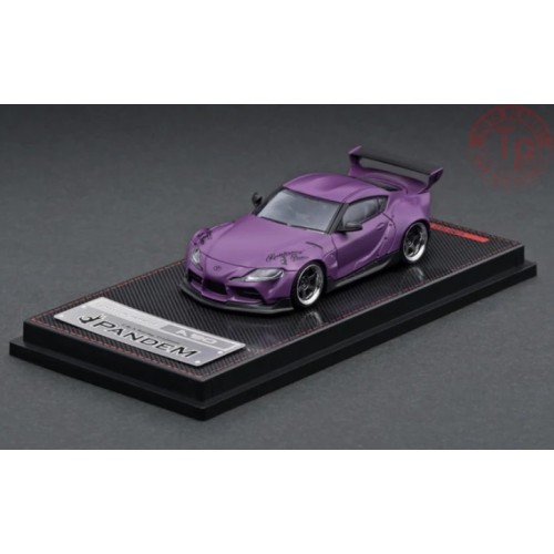 PANDEM SUPRA (A90)-MATTE PURPLE 1/64 IG2335 IGNITION MODEL