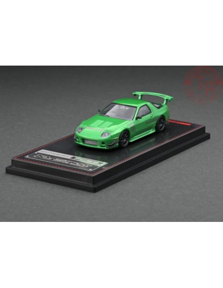 MAZDA RX-7 (FC3S) RE AMEMIYA-GREEN METALLIC 1/64 IG2496 IGNITION MODEL