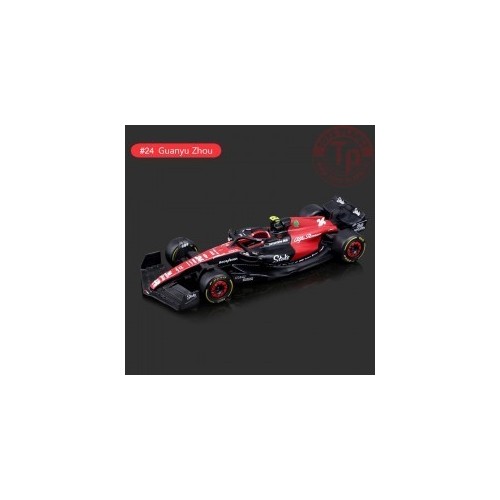ALFA ROMEO F1 C43 TEAM STAKE N 24 MONZA ITALY GP 2023 GUANYU ZHOU 1/43 BU38085-24 BURAGO