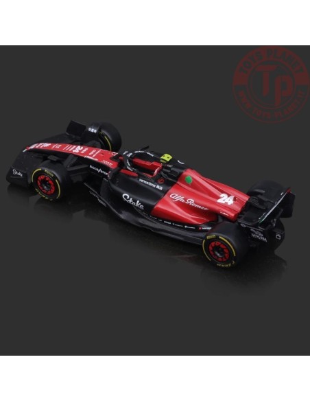 ALFA ROMEO F1 C43 TEAM STAKE N 24 MONZA ITALY GP 2023 GUANYU ZHOU 1/43 BU38085-24 BURAGO ALFA ROMEO F1 C43 TEAM STAKE N 24 MONZA ITALY GP 2023 GUANYU ZHOU 1/43 BU38085-24 BURAGO