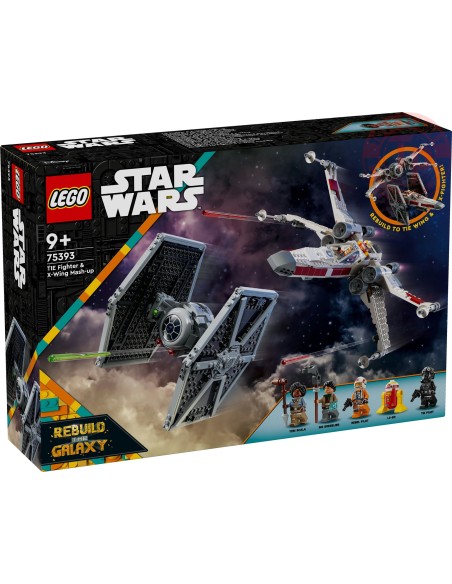 Mash-up TIE Fighter e X-Wing LEGO STAR WARS 75393 LEGO