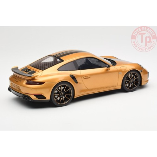 PORSCHE 991.2 TURBO S EXCLUSIVE GOLD 2018 1:18 GT444 GT SPIRIT