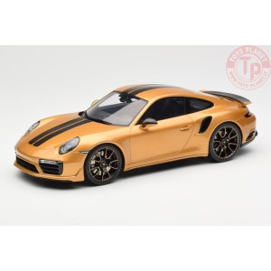 PORSCHE 991.2 TURBO S EXCLUSIVE GOLD 2018 1:18 GT444 GT SPIRIT