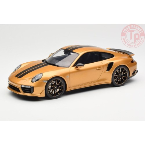 PORSCHE 991.2 TURBO S EXCLUSIVE GOLD 2018 1:18 GT444 GT SPIRIT