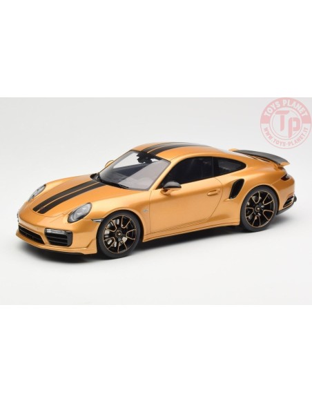 PORSCHE 991.2 TURBO S EXCLUSIVE GOLD 2018 1:18 GT444 GT SPIRIT