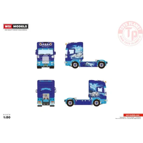 SCANIA R4 TOPLINE 4X2 STEENBERGEN WSI 01-3746 WSI MODELS