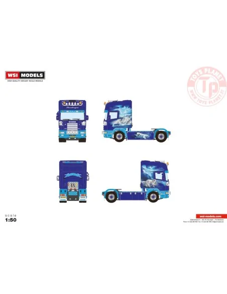 SCANIA R4 TOPLINE 4X2 STEENBERGEN WSI 01-3746 WSI MODELS