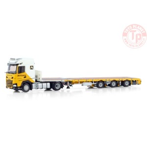 DAF XG 4X2 FLATBED MEGA TRAILER - 3 AXLE AERTSSEN WSI 01-4271 WSI MODELS