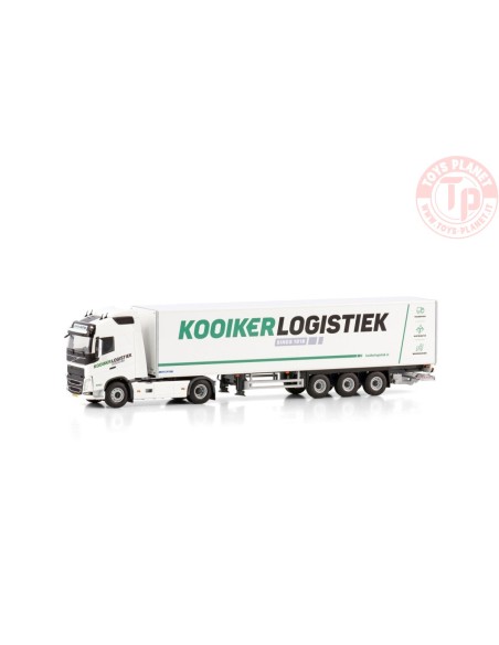 VOLVO FH4 GLOBETROTTER 4X2 BOX TRAILER - 3 AXLE - KOOIKER WSI 01-4226 WSI MODELS