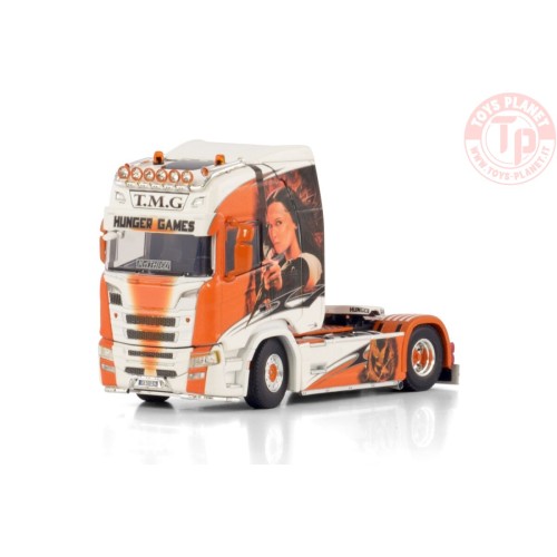 SCANIA R HIGHLINE CR20H 4X2 TRANSPORT T.M.G WSI 01-4279 WSI MODELS