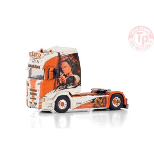 SCANIA R HIGHLINE CR20H 4X2 TRANSPORT T.M.G WSI 01-4279 WSI MODELS