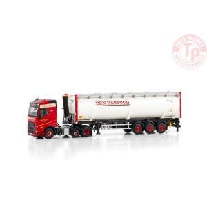 VOLVO FH5 GLOBETROTTER 6X2 MIDLIFT AXLE TIPPING 40FT BULK CONTAINER TRAILER - 3 AXLE DEN HARTOGH LOGISTICS WSI 01-4292 WSI MO...