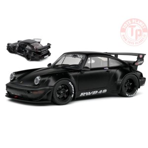 PORSCHE 911 964 RWB BODYKIT DARTH VADER 2016 BLACK 1:18 SL1807508 SOLIDO