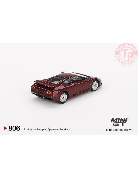 BUGATTI EB110 GT DARK RED METALLIC 1995 1:64 MGT00806-L Mini Gt BUGATTI EB110 GT DARK RED METALLIC 1995 1:64 MGT00806-L Mini Gt