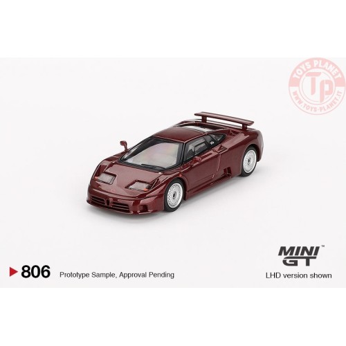 BUGATTI EB110 GT DARK RED METALLIC 1995 1:64 MGT00806-L Mini Gt