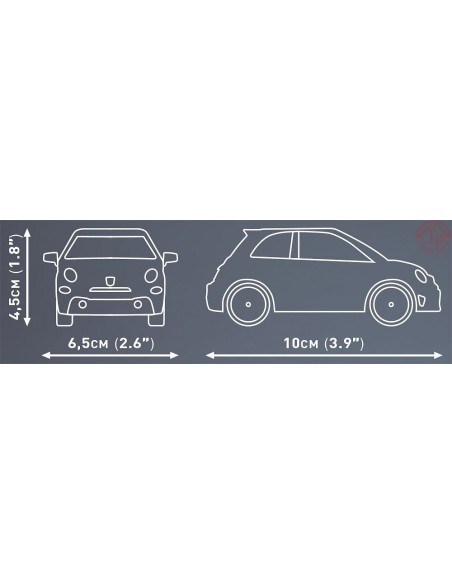 Abarth 595 Competizione COBI 24601 COBI Abarth 595 Competizione COBI 24601 COBI
