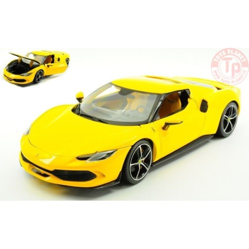 FERRARI 296 GTB 2023 YELLOW 1/18 16018GE BURAGO