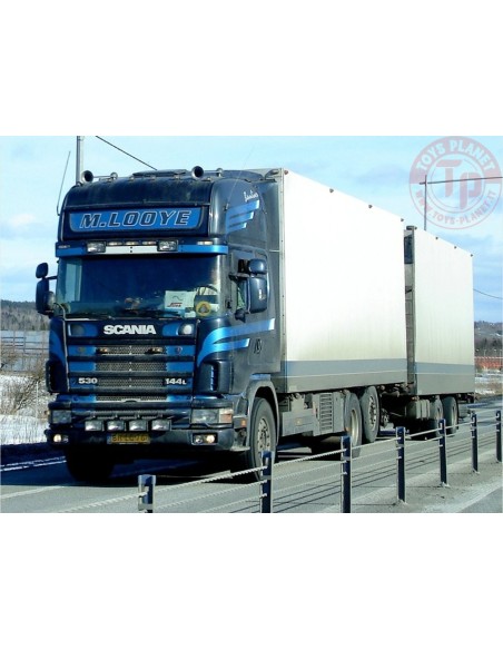 Scania 144-530 Topline motorwagen met 2-assige wipkar M. Looye TEKNO 84974 TEKNO