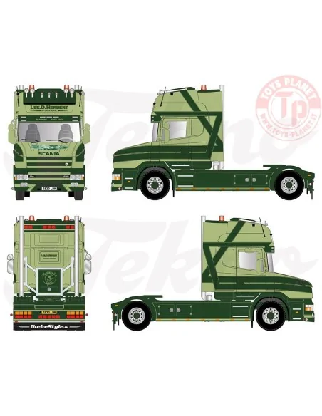 Scania 144L Topline 4x2 Lee Herbert TEKNO 85224 TEKNO Scania 144L Topline 4x2 Lee Herbert TEKNO 85224 TEKNO