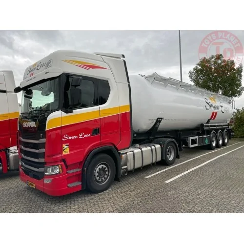 Scania Next Gen S-serie Highline met silo oplegger Simon Loos TEKNO 84750 TEKNO