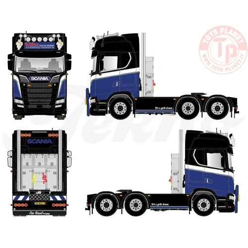 Scania Next Gen S520 Highline 6x2 Wilma van de Werken TEKNO 85523 TEKNO