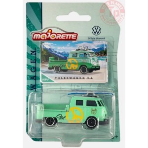 VOLKSWAGEN T1-VERDE 1/64 MAJORETTE 243F-2 MAJORETTE